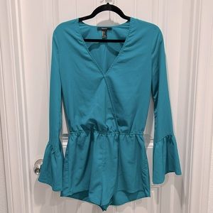 Forever 21, Romper with Bell Sleeves